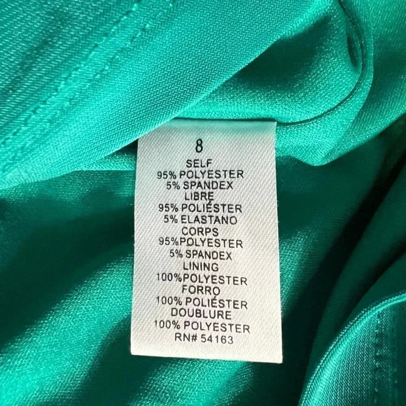 - JESSICA Simpson Dress Y2K blue green split short sleeve date night size small - Picture 5 of 9